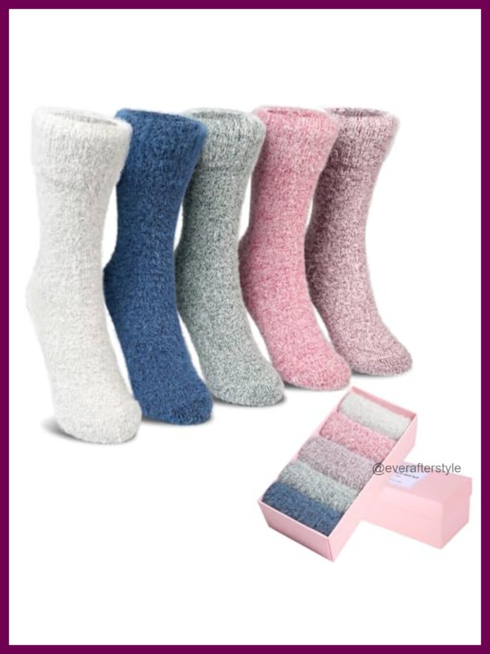 Fuzzy Cozy Warm Winter Soft Fluffy Comfy Socks for Women